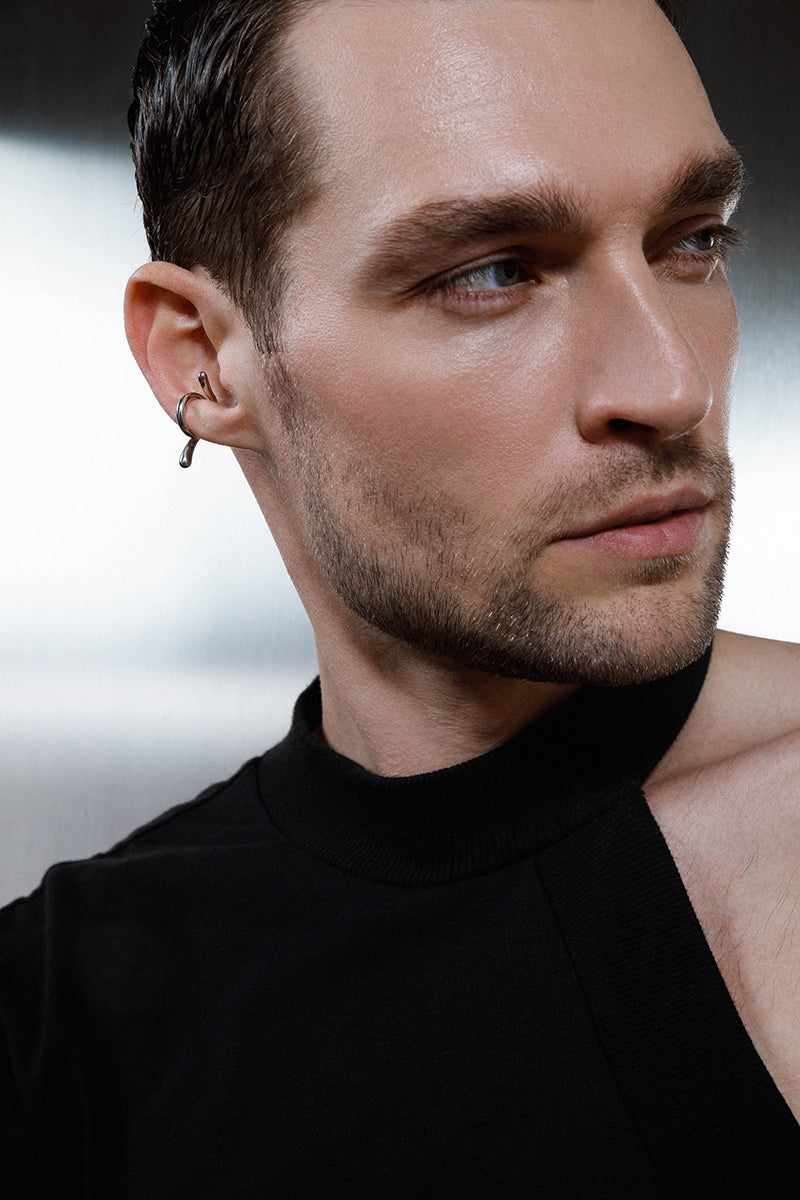 Ear cuff (silver) HUDZ | You Can! | ТОБІ МОЖНА